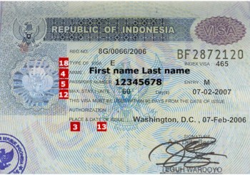 Visa Indonesia đi du lịch