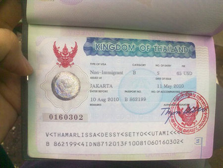 Làm Visa đi công tác tại Thái Lan